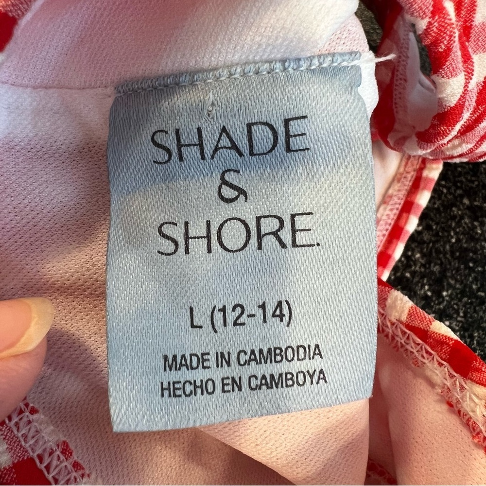 NWOT Shade & Shore Women’s One Piece Swimsuit (L) - Picture 3 of 4
